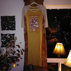 Spell wild child raglan T-shirt midi dress